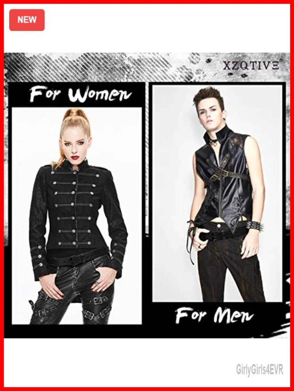 Punk Rock Studded Belt Faux Leather Gothic Rivet Belt for Women Men